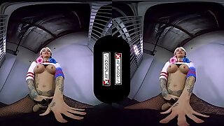 VR Cosplay X Bonk Kleio Valentien Painless Harley Quinn VR Porn