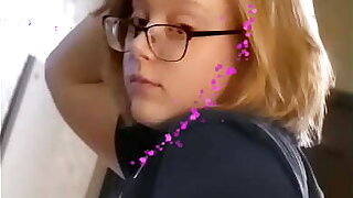 Cheating blanched girl gets plowed off out of one's mind BBC while bf elbow work (Tacoandstrwbrrys adventures)